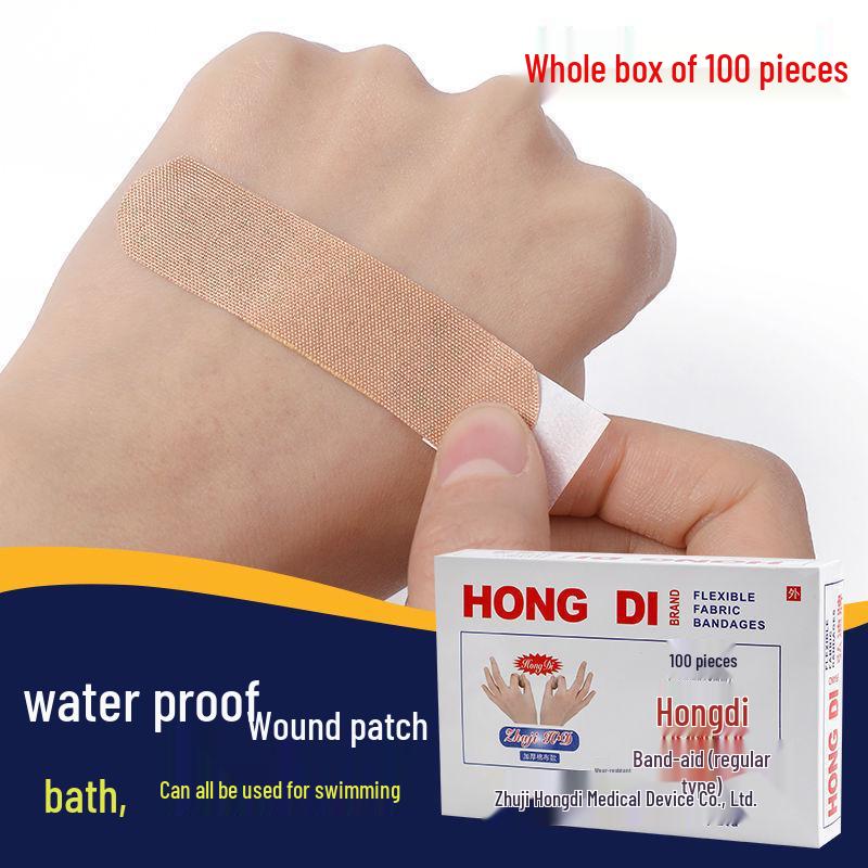 Strong Adhesive Waterproof Band-Aid: Breathable, Hemostatic Wound Patch for Small Wounds
