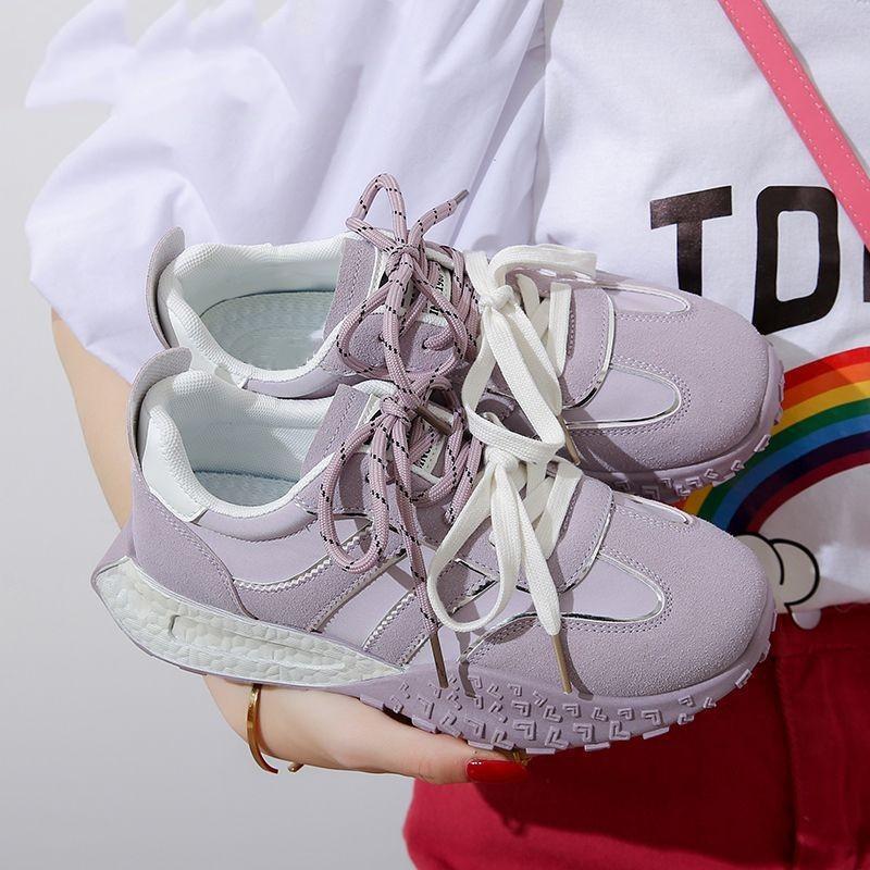 Forrest Gump Shoes Women's Platform 2025 Spring and Summer New Women's Shoes Fashion Casual Versatile Sports Moral Training Dad Shoes Tide