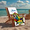 Custom Name Ultra-Soft Beach Towel with The Wiggles Theme,Ideal for Pool - Camping, Diving - Perfect Travel Essential, Vibrant Beach Towel.