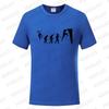 Fashion T-Shirts Male Tshirts Men Summer Tee Shirt Women Evolution Climbing Design Short Sleeve Top Tees Female Boy Brand Tees
