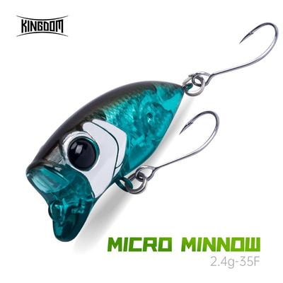 Kingdom Pencil Fishing Lure Hard Bait Z-Action Floating 2.4g 35mm Pencil Lure Popper Bait