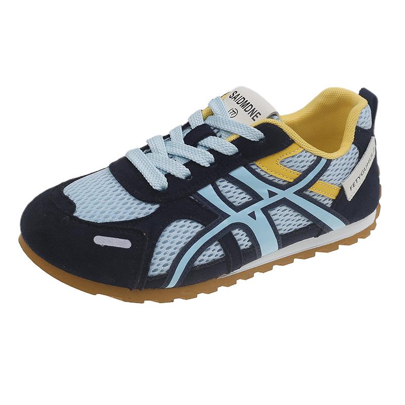 Thick-soled Mesh German Training Shoes Women's 2025 New Summer Versatile Breathable Casual Sports Forrest Gump Shoes Lightweight Dad Shoes