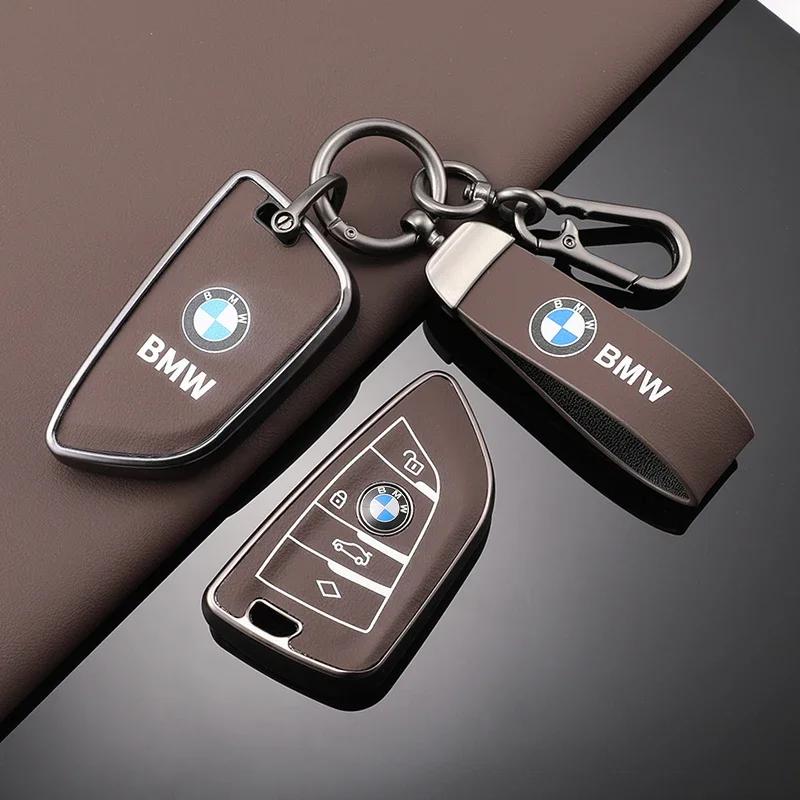 2025 for BMW 1 2 3 5 7 Series X1 F48 X3 G20 X4 X5 G05 X6 F16 M40i M440i G02 G31 G23 F34 F15 F40 IX3 TPU Leather Case Car Key