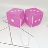 Fuzzy Dice for Car Mirror - Plush Dice Rearview Mirror
