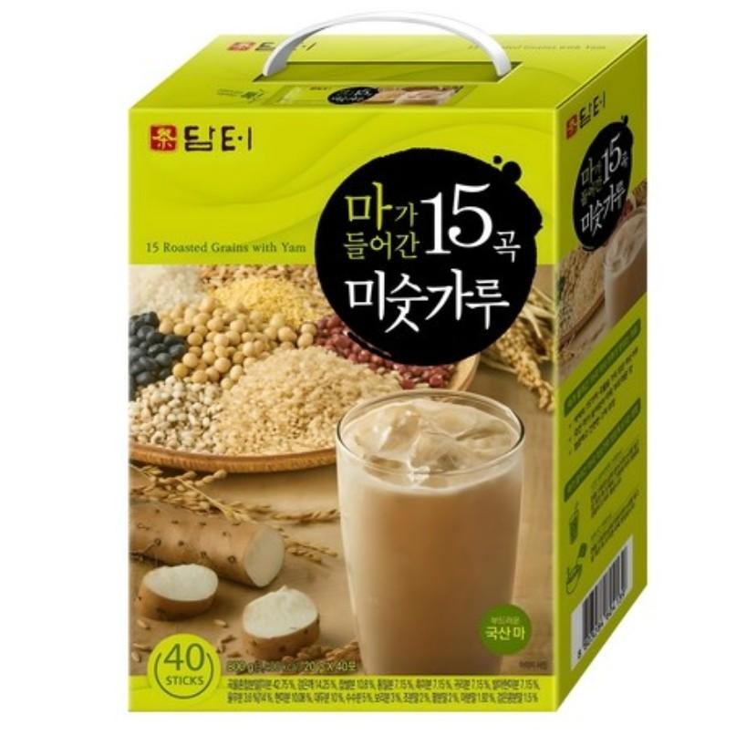 [Damteo] 15-grain misutgaru Chinese Yam/black beans/Granola/Superfood, Korean essential health food