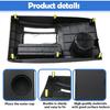 Black Center Console Shifter Bezel Shift Panel Cover Cup Holder Compatible With Toyota Tacoma 2005-2015 Gear Shift Trim