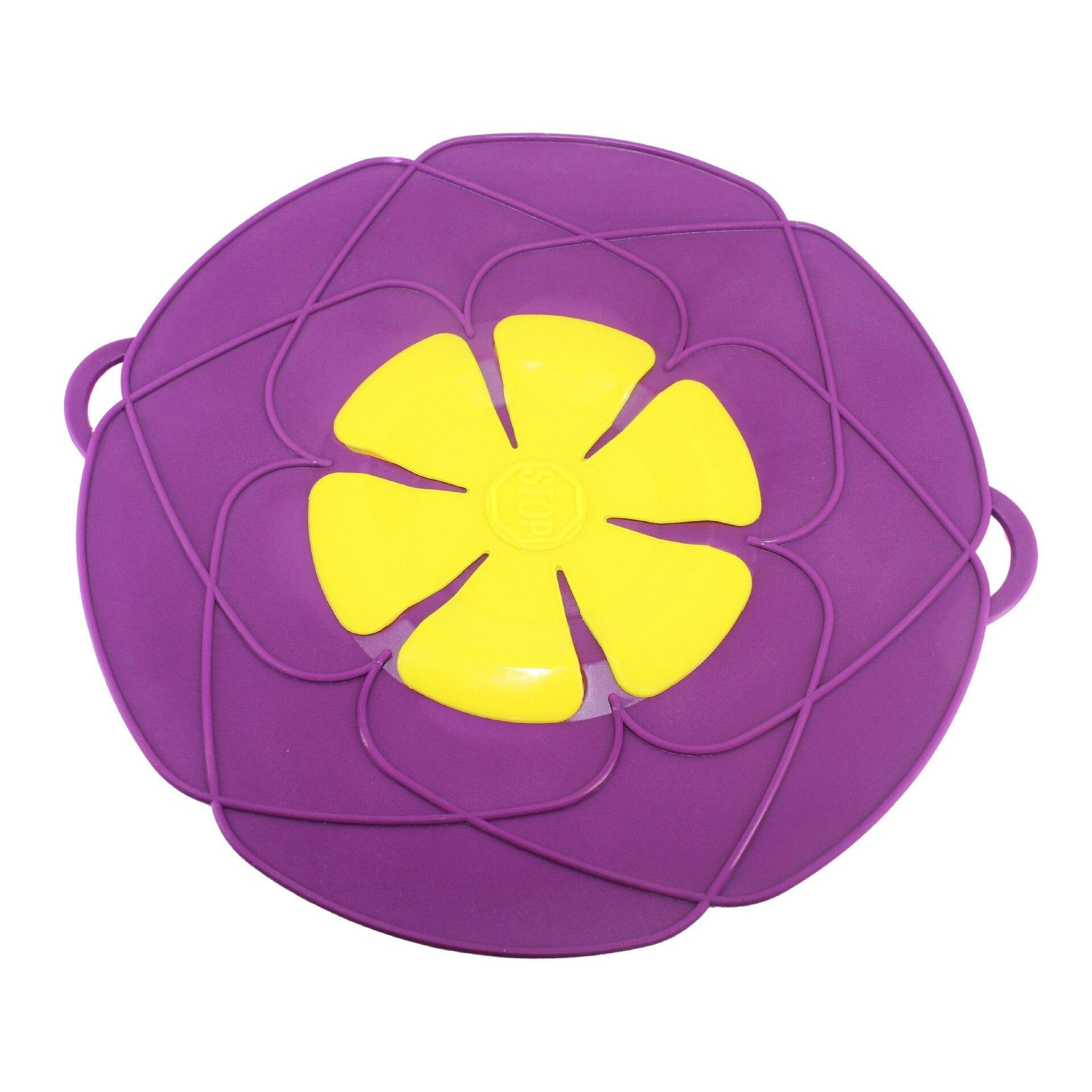 

Силиконовая крышка-заглушка для кастрюли, сковороды, кухонный инструмент, цветочная посуда, силиконовая крышка-заглушка, крышка кастрюли, кухонные аксессуары фиолетовый