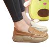 New Thick-soled Soft-soled Casual Shoes, Anti-slip and Waterproof Bean Shoes