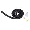 Bilge Pump Installation Kit Black 1‑1 8in Leak Proof Easy Installation Bilge Pump Hose for Bilge Pumps with 1‑1 8 Inch