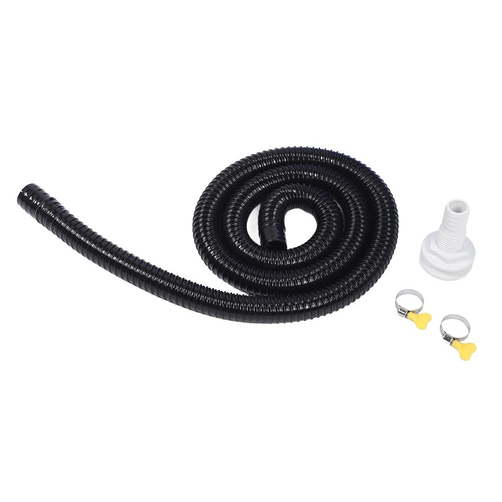 Bilge Pump Installation Kit Black 1‑1 8in Leak Proof Easy Installation Bilge Pump Hose for Bilge Pumps with 1‑1 8 Inch