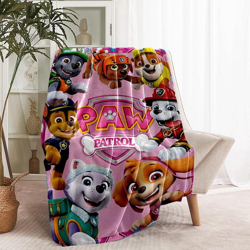 PAW Patrol Print Blanket - Soft & Comfortable, for Bedroom, Travel, Sofa, Home Decoration - Birthday Christmas Gift for Friend