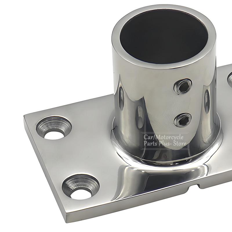 22mm 25mm 30mm 32mm 90 Degree Square Handrail Rail Bases Marine Boat Yacht Rail Mounting Brackets 316 Stainless Steel