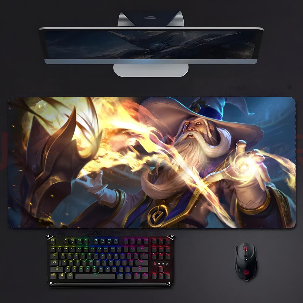Fantasy Magical Wwizard Realm Mouse Pad Mousepad Large Gaming Lockedge Thickened Pc Table Desk Mat