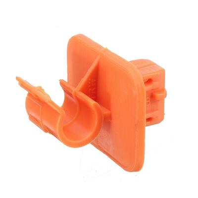 Supporto per asta del cofano, clip di fissaggio, asta del cofano di alta qualità, plastica arancione