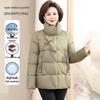 Xuezhongfei Women's 90% Down Mid-Length Winter Jacket