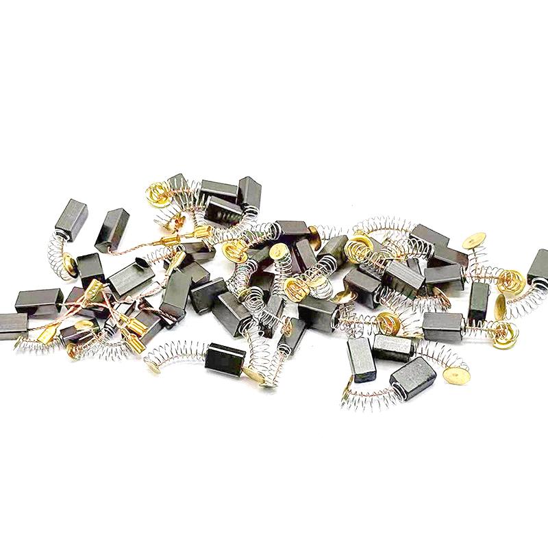 50Pcs Carbon Brush Replacement Kit For Electric Drills Sanders Grinders Motors Durable Repair Parts Power Tool Accessories