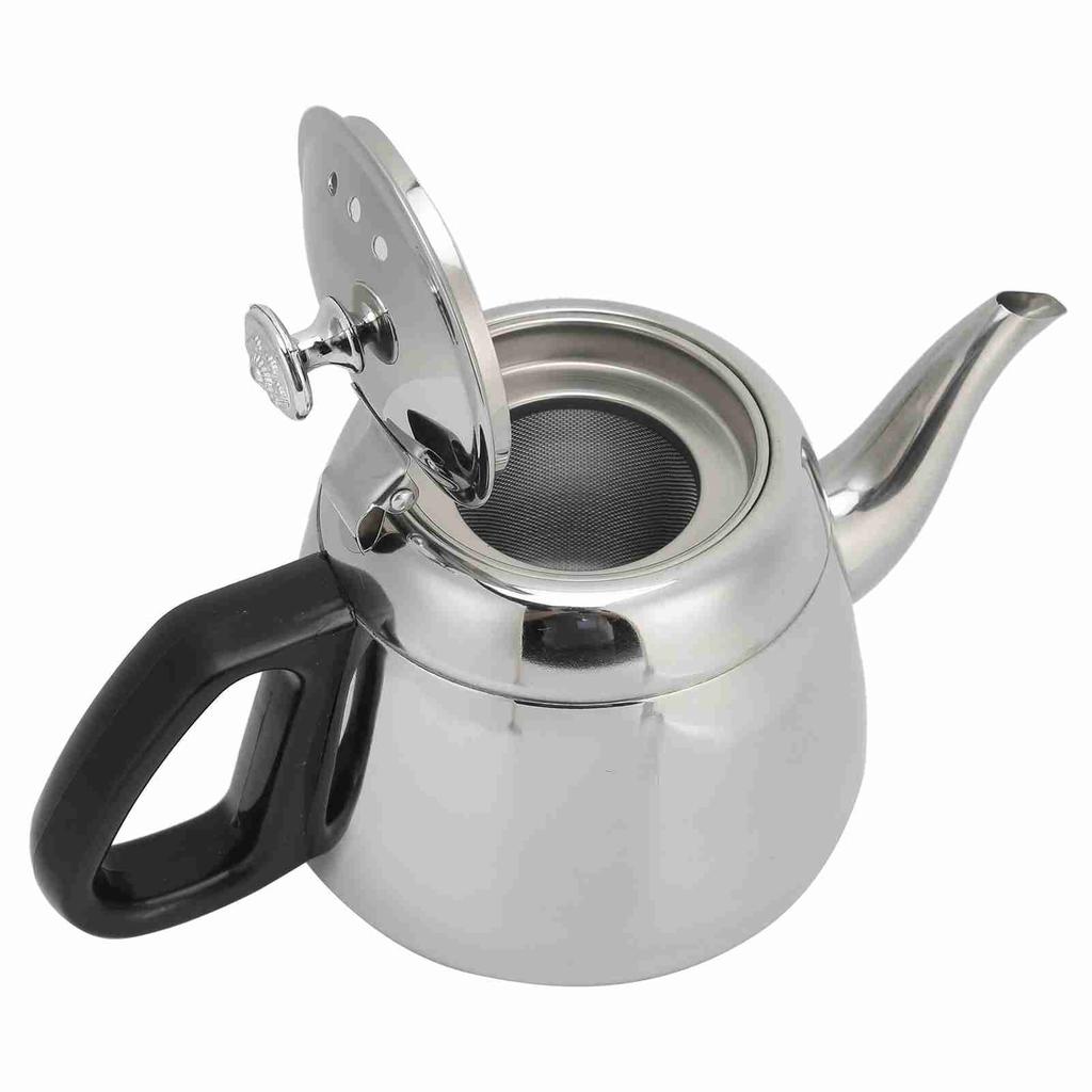 1.5l 2L Stainless Steel StovE Top Teapot Coffee Pot Teaware Hot Water Kettle with Filter