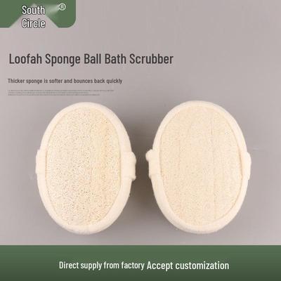 Peeling-Luffa-Rückenschrubber & Naturschwamm-Set für die Badewanne