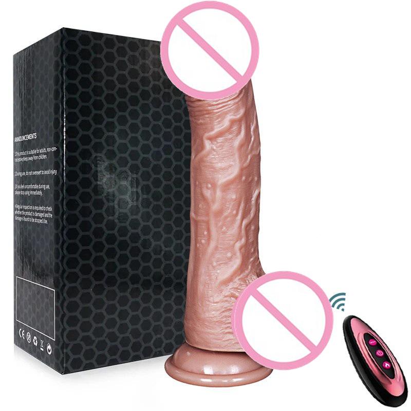 Thrusting Dildo Vibrator Sex Toys Realistic Dildos For G Spot Anal Stimulation Remote Control Penis Adult Toy For Women Couple