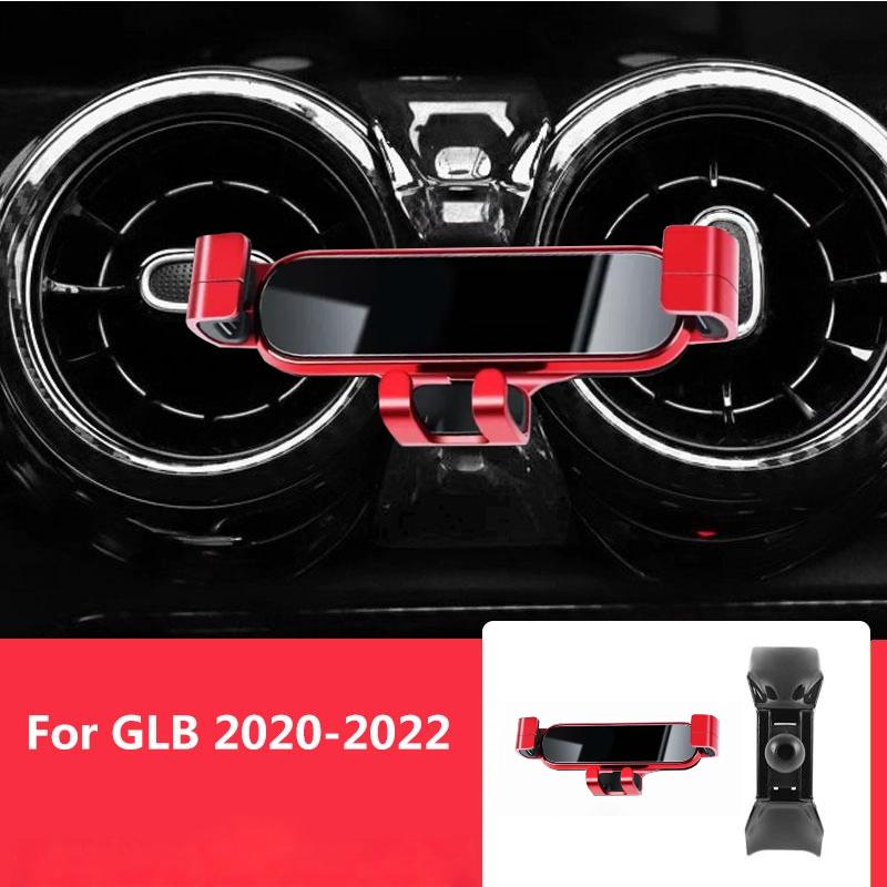 Car Mobile Phone Holder for Mercedes Benz GLB X247 EQB 2022 - 2020 Mounts Bracket GPS Stand Rotatable Support Accessories