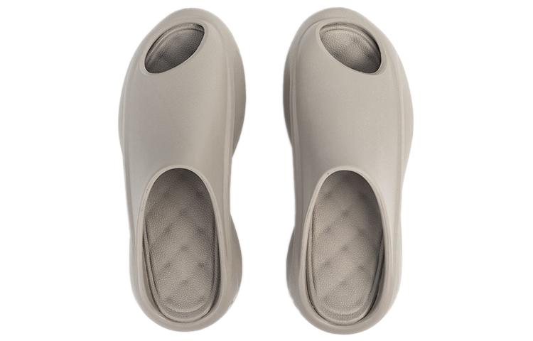 Li Ning Yun You Slay Comfortable EVA Sports Slippers Unisex Gray AZSS009-10