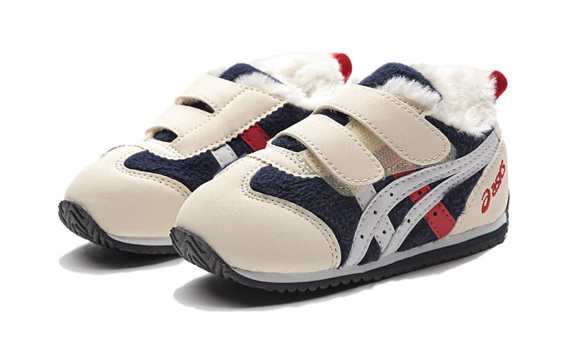 Asics Cotla Low Top Kids Lifestyle Shoes Beige Blue Children Aged 3 7 Years Old 1144A296-400