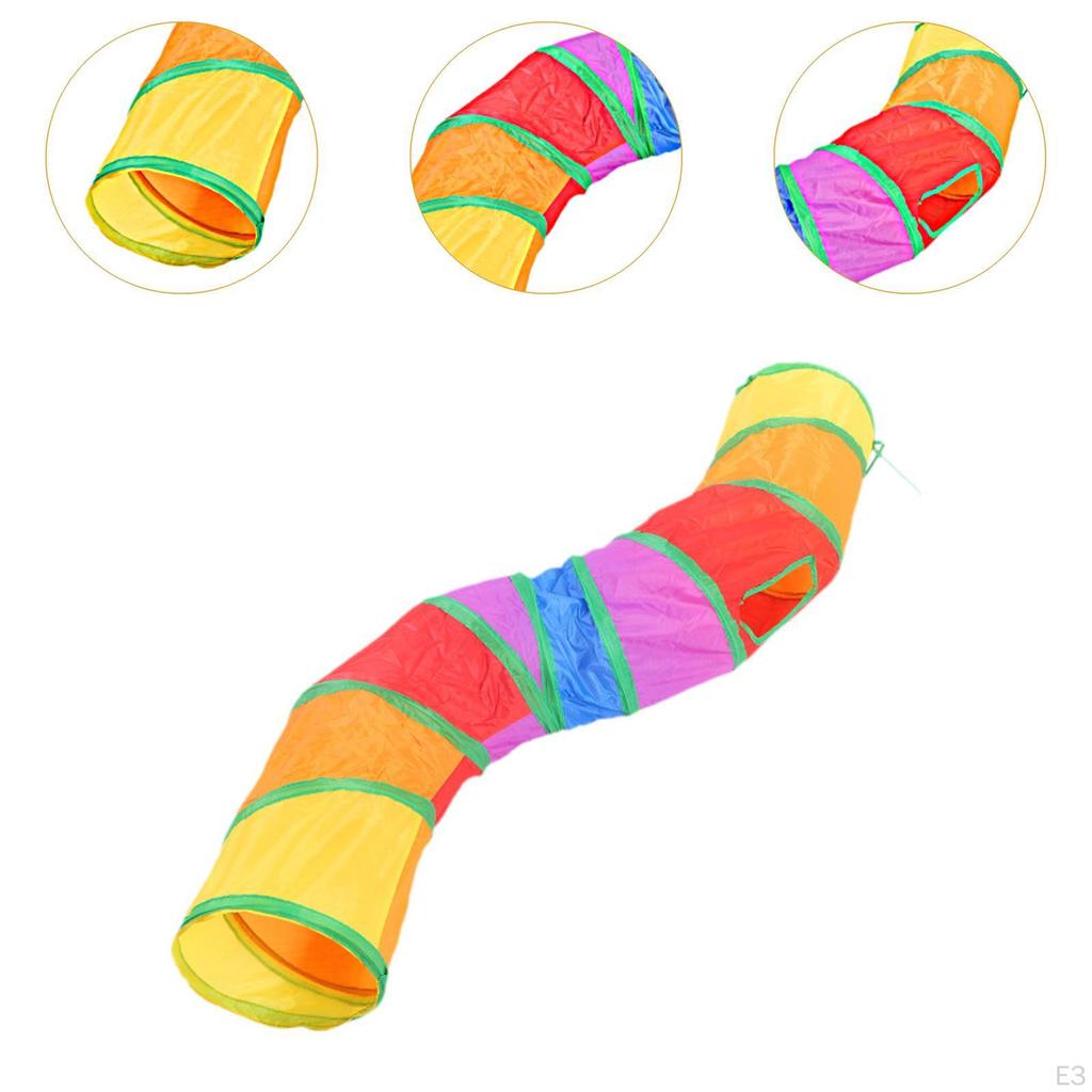 Bunny Tunnel Cat Interactive Toy Practical Portable Pet Tube Foldable for
