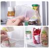 Clip divisorio regolabile in plastica per porta del frigorifero