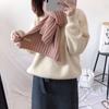 Fashion Winter Warm Scarf For Women Simple Casual Solid Color Thickened Wool Knitted Scarf