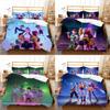 Hunters Kpop Demon Digital Print Duvet Cover Pillowcase Set Bedroom Bedding