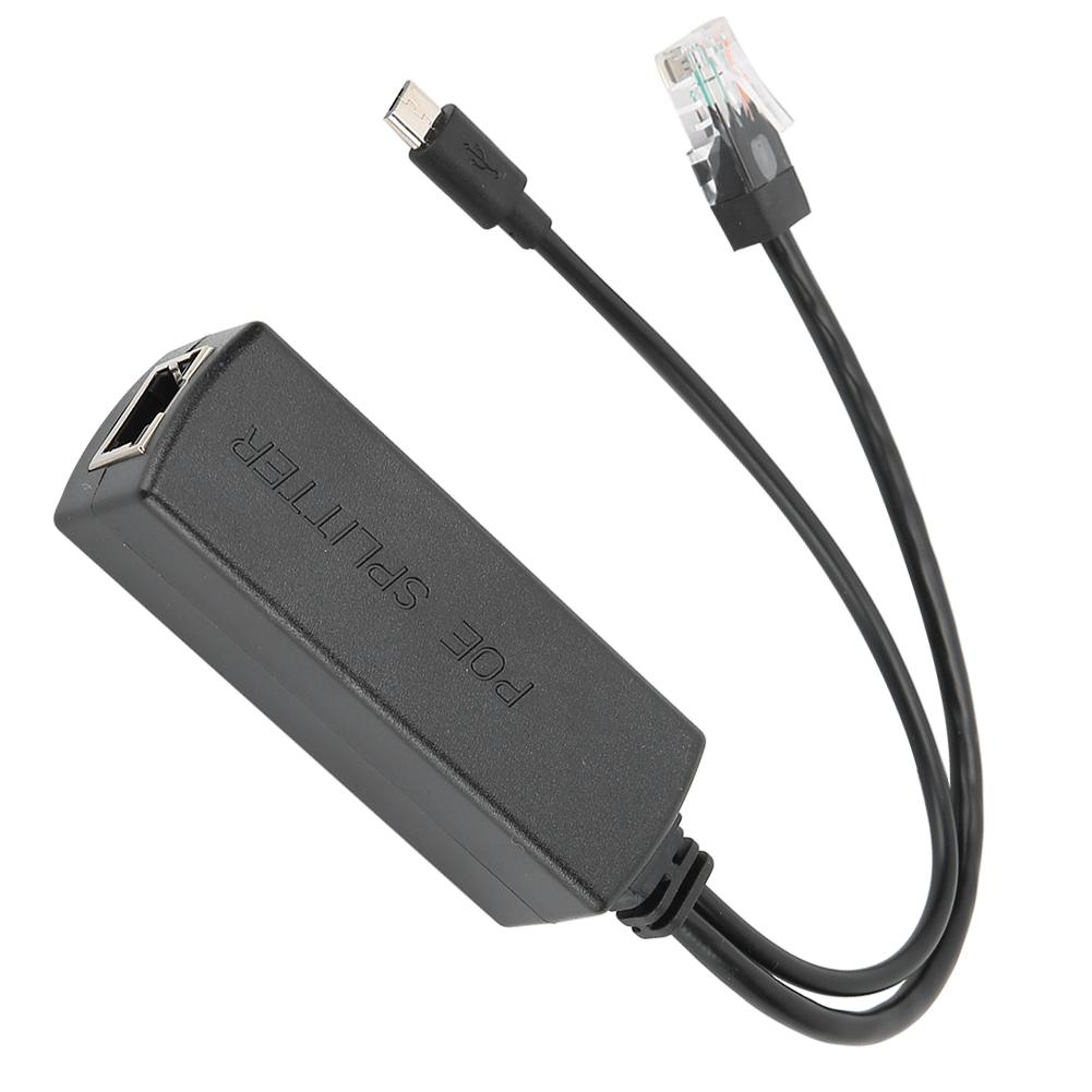 POE Splitter Power Supply Module USB Standard Isolation Separator Cable 48V to 5V