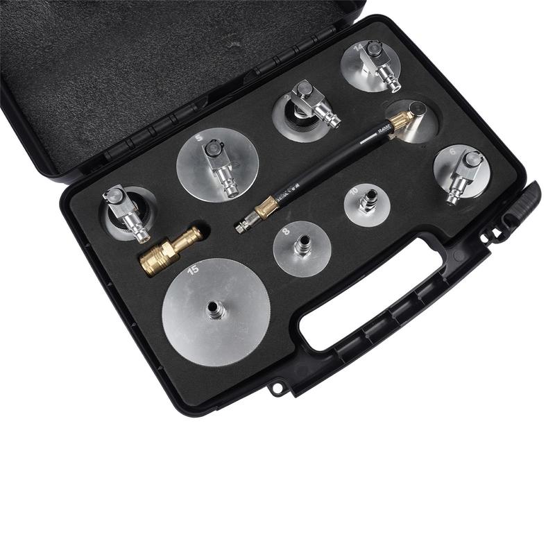 AP03 10Piece Master Cylinder Adapter Set For Car Brake Fluid Bleeder Filling Adapter Kit