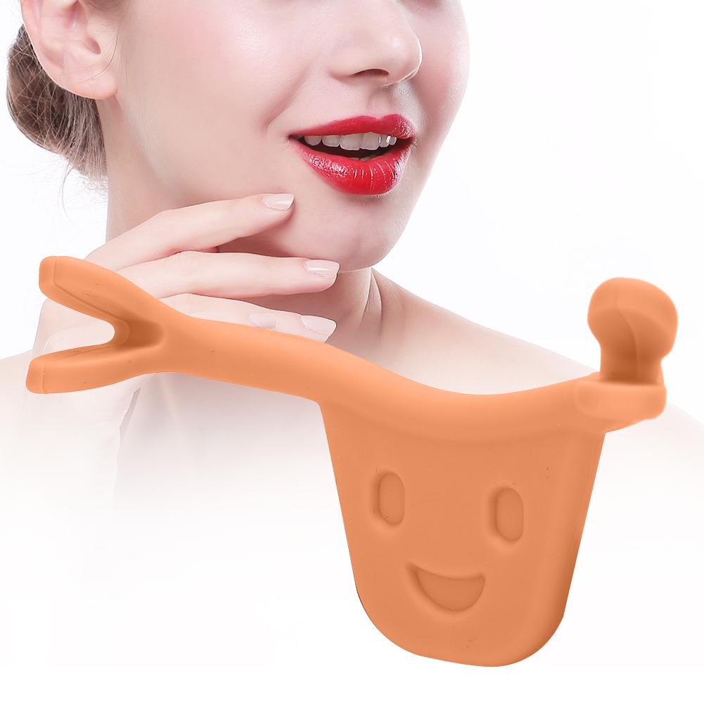 Face Trainer Facial Smile Maker Trainer Forming Mouth Exerciser for Lip Tattoo (Orange)
