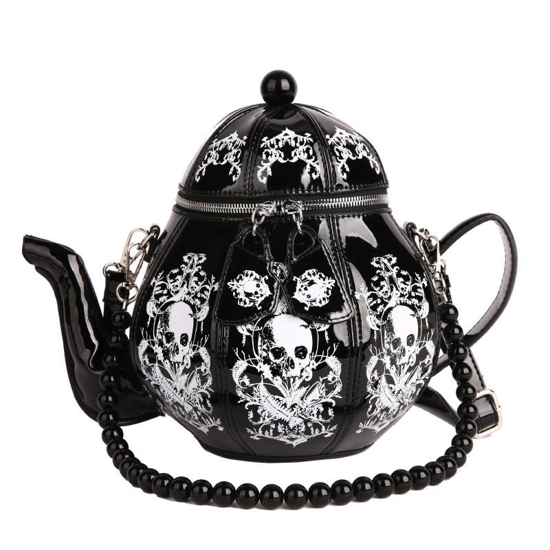 Creative Water Bucket Bag Featuring Embellishments For Womens Fashion