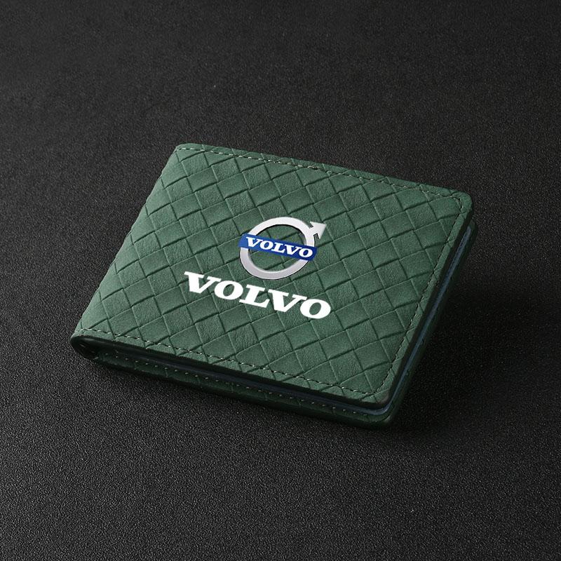 bpcjz5 Car Drive Certificate Cover Auto Driver's License Wallet For Volvo Xc60 Xc90 V40 V60 S60 V50 V90 S80 C40 XC40 V70 XC70 C30 C70