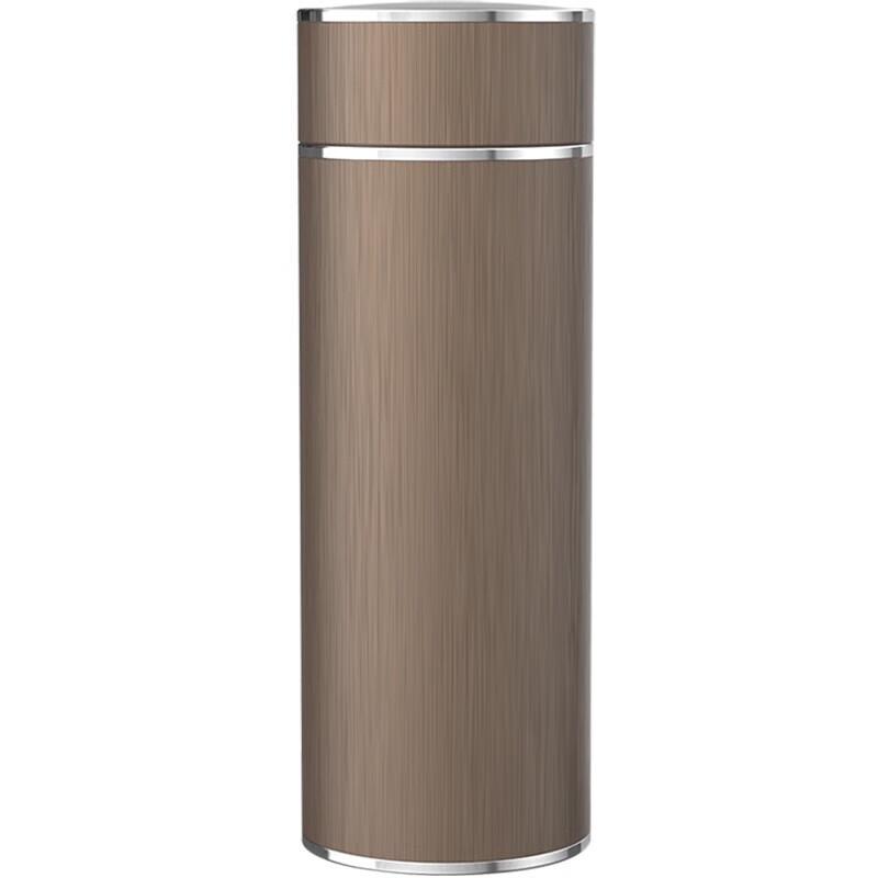 Temoke 280mL Insulated Ceramic Tea Cup with Silver Lid