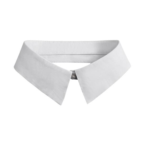 Guler și Manșete False pentru Femei, Guler de Cămașă Alb Detasabil, Manșete de Mânecă pentru Birou, Afaceri, Ocazii Formale