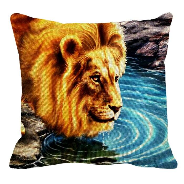 lion pillow case