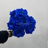 9 Heads Silk Cloth Burnt Orange Rose Bouquet for Wedding Home Party Christmas Decoration Bouquet Artificial Decorative Flowers