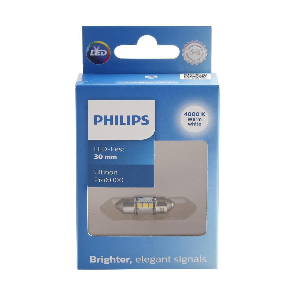Car Light LED-Fest Ultinon Pro6000 30MM 11860WU60 4000K For PHILIP