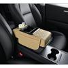 Multifunctional Car Armrest Box Pad Heightening Pad Car Central Armrest Tissue Box Storage Bag Cup Holder Integrated