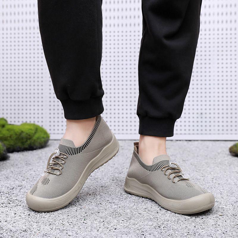 Fashion Outdoor Men's Casual Sneakers Black Running Low Price Cheap Liquidation Stylish Without Leather Korean Simple Male Sports Shoes