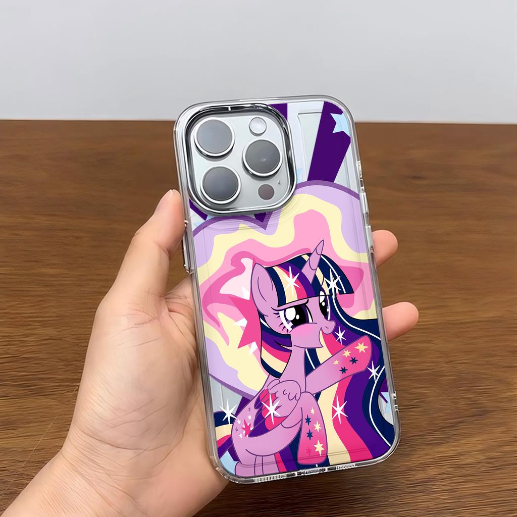 Cute cartoon My Little Pony Phone Case For iPhone 17 16e 16 15 14 13 12 11mini Pro Max X XR XSMAX 8 7 Air Plus Transparent Cover