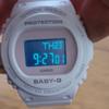 Used CASIO BABY-G BGD-570 Digital Watch White