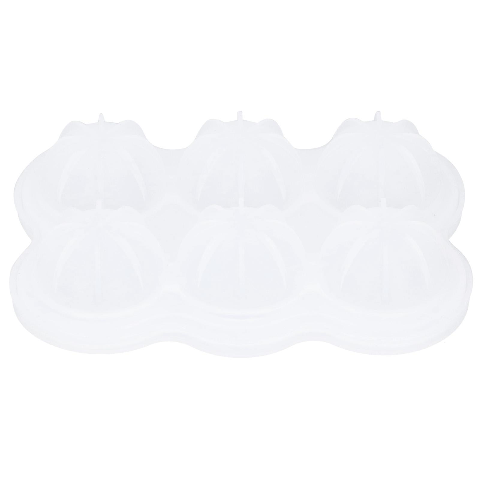 

6‑Grid Silicone Ice Ball Mold with Leaking Hole Round Ice Tray for Kitchen Home Bar