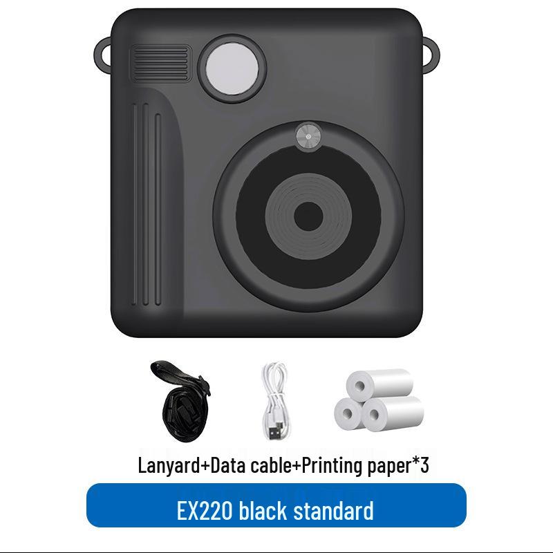 Dual Lens Kids' Instant Camera - Handheld SLR Toy for Outdoor Photography