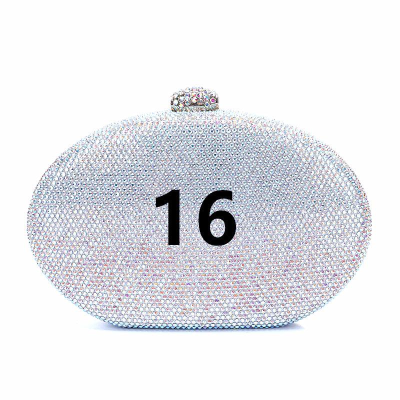 

Rhinestone Evening Purses Clutches Long Diamond Red/Orange Clutch Bag Women Luxury Crystal Lady Rhinestone Prom Party Wedding 20cmX12.5cmX5cm