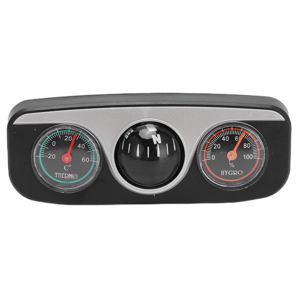 LC‑3 3 In 1 Car Navigation Dashboard Multifunctional Compass Thermometer Hygrometer Dashboard