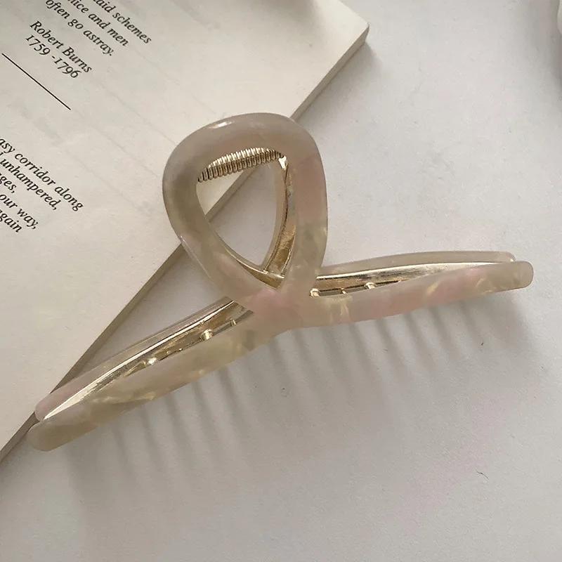 New Fashion Hair Claw Acetic Hairpin for Women Large Hair Claw Shark Clip Women's Tough ColorfulHair Accessories Gift Hair Pins