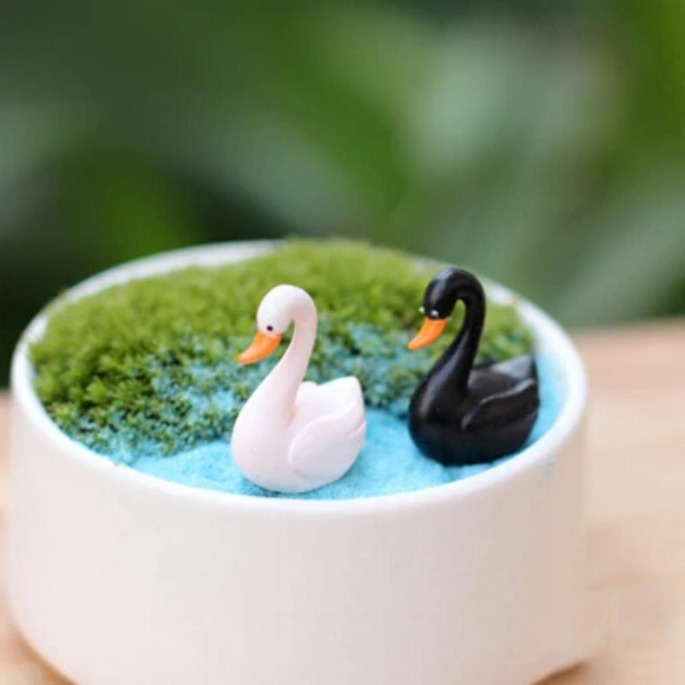 Мини-животные 3 фигурки Маленькая утка Птица Фея Сад Миниатюрный ландшафт Террариум — фото 42